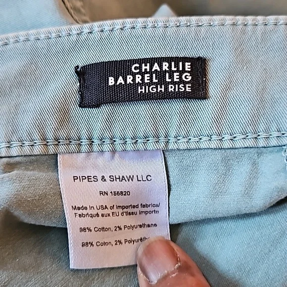 Veronica Beard Charlie Barrel Leg High Rise Pants - Picture 10 of 11